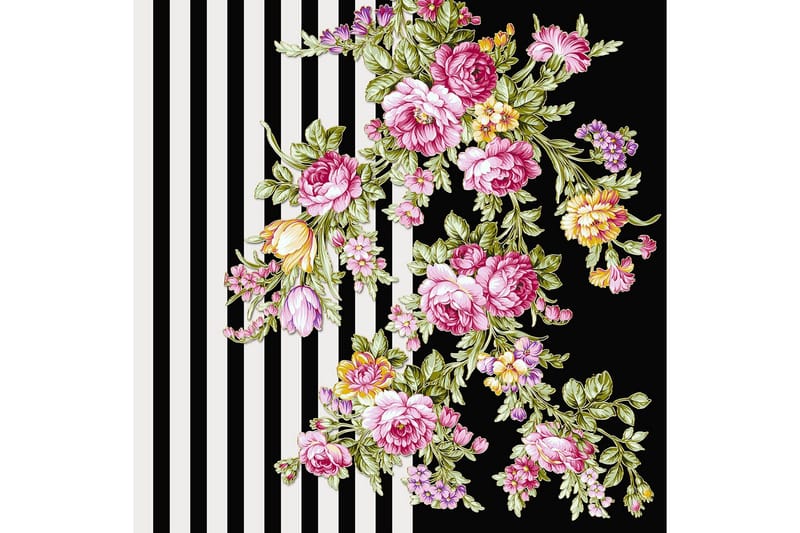 Homefesto Tæppe 180x280 cm - Flerfarvet - Tekstiler - Tæpper - Orientalske tæpper