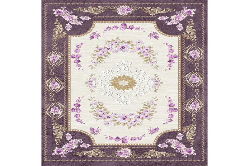 Homefesto Tæppe 180x280 cm - Flerfarvet - Tekstiler - Tæpper - Orientalske tæpper