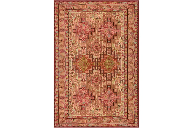 Homefesto Tæppe 180x280 cm - Flerfarvet/Velour - Tekstiler - Tæpper - Orientalske tæpper