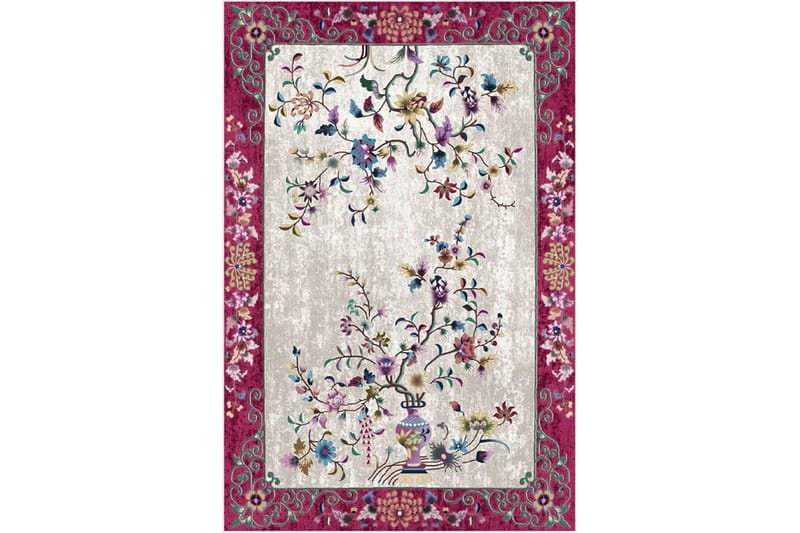 Homefesto Tæppe 180x280 cm - Flerfarvet/Velour - Tekstiler - Tæpper - Orientalske tæpper