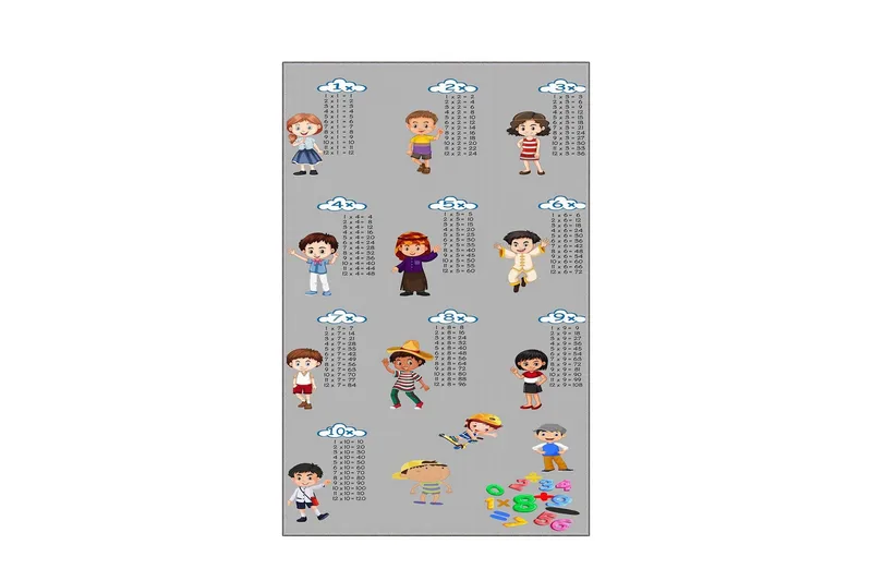 Homefesto Tæppe 180x280 cm, Multifarvet