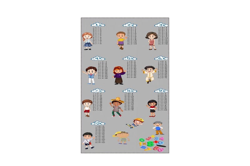 Homefesto Tæppe 180x280 cm, Multifarvet