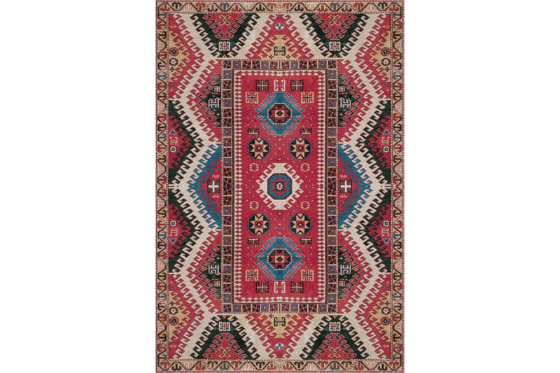 Homefesto Tæppe 180x280 cm - Multifarvet/Fløjl - Tekstiler - Tæpper - Orientalske tæpper
