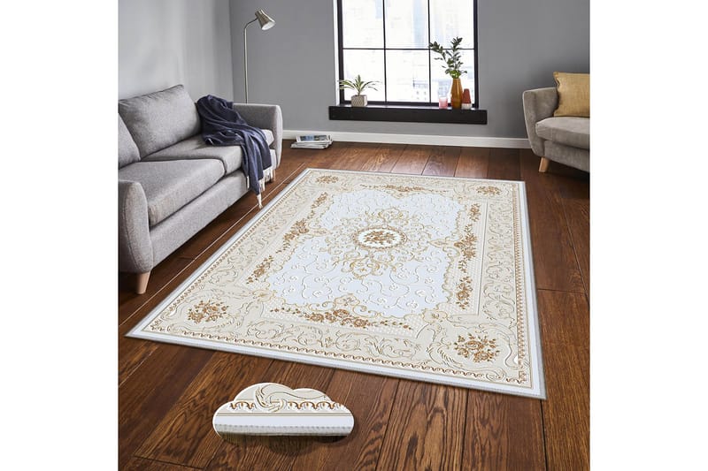 Homefesto Tæppe 80x120 cm - Flerfarvet - Tekstiler - Tæpper - Orientalske tæpper