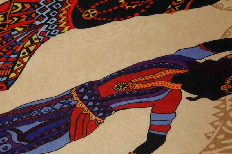 Homefesto Tæppe 80x120 cm - Flerfarvet - Orientalske tæpper - Persisk tæppe