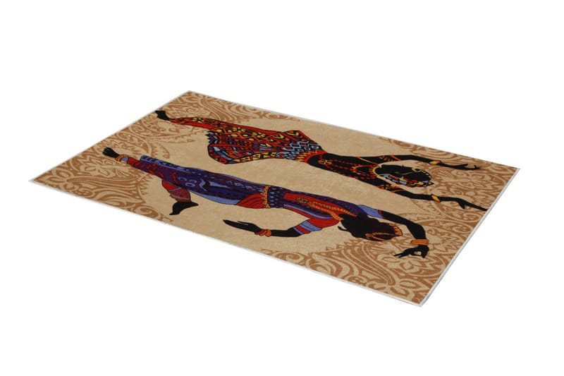 Homefesto Tæppe 80x120 cm - Flerfarvet - Tekstiler - Tæpper - Orientalske tæpper