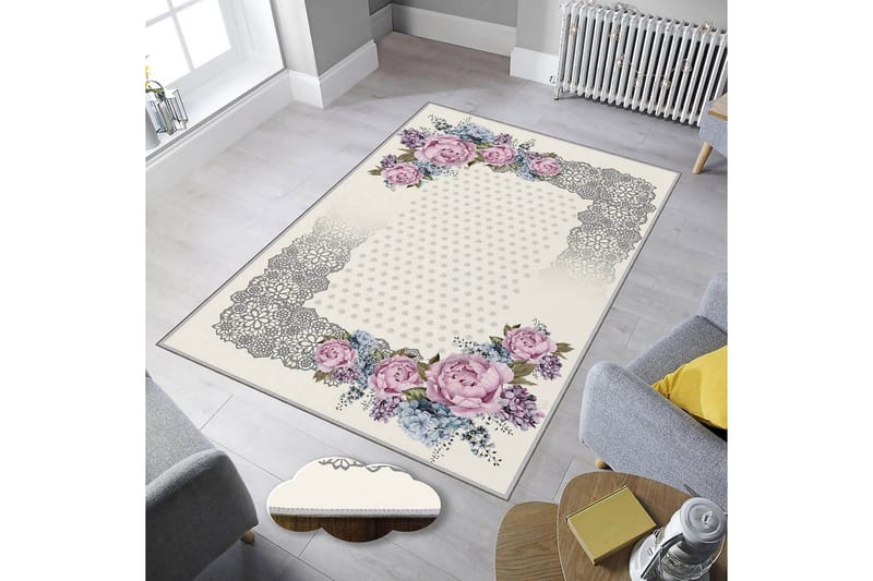 Homefesto Tæppe 80x120 cm - Flerfarvet - Orientalske tæpper - Persisk tæppe