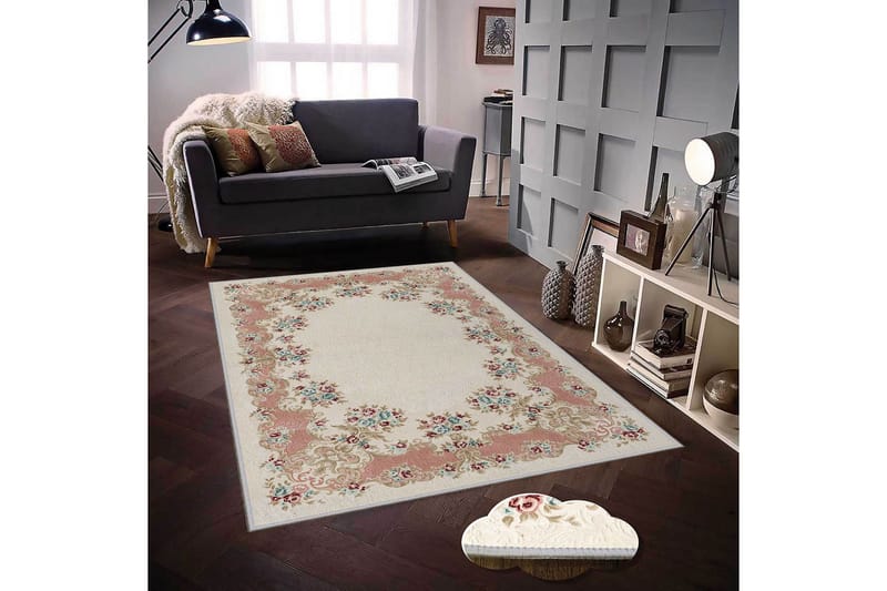 Homefesto Tæppe 80x120 cm - Flerfarvet - Tekstiler - Tæpper - Orientalske tæpper