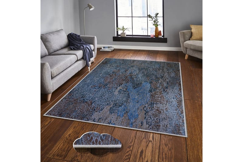 Homefesto Tæppe 80x120 cm - Flerfarvet - Tekstiler - Tæpper - Orientalske tæpper