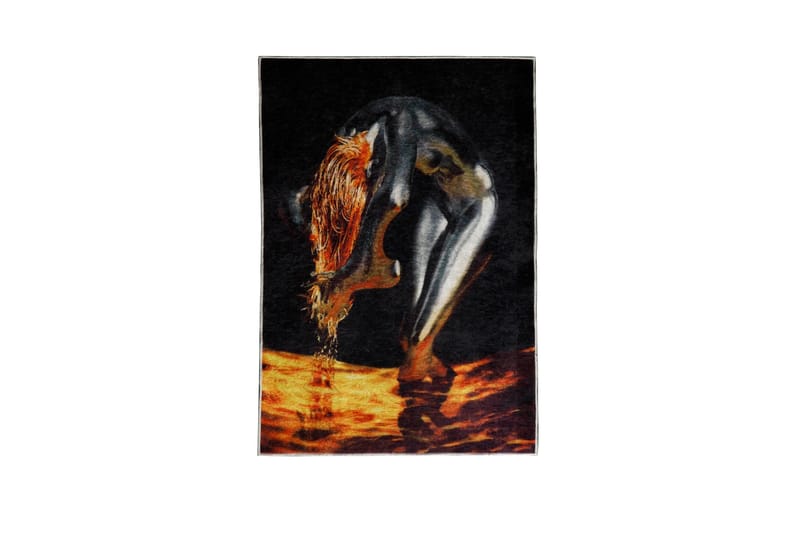 Homefesto Tæppe 80x120 cm - Flerfarvet - Tekstiler - Tæpper - Orientalske tæpper