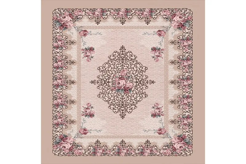 Homefesto Tæppe 80x120 cm - Flerfarvet - Tekstiler - Tæpper - Orientalske tæpper