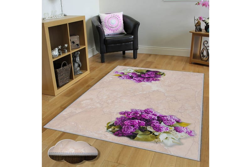 Homefesto Tæppe 80x120 cm, Flerfarvet