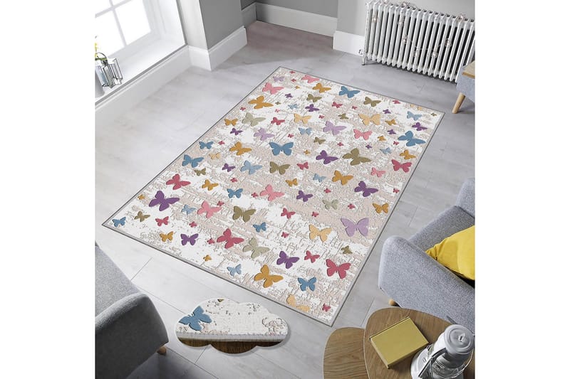 Homefesto Tæppe 80x120 cm, Flerfarvet