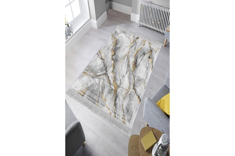 Homefesto Tæppe 80x120 cm - Flerfarvet/Velour - Tekstiler - Tæpper - Orientalske tæpper