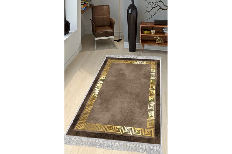 Homefesto Tæppe 80x120 cm - Flerfarvet/Velour - Tekstiler - Tæpper - Orientalske tæpper