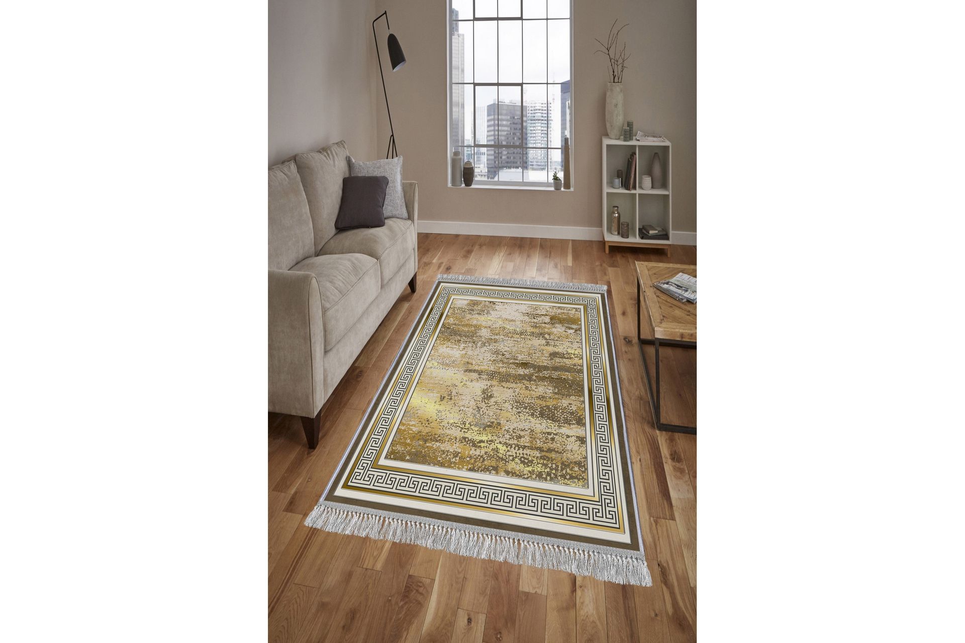 Homefesto Tæppe 80x120 cm - Flerfarvet/Velour - Tekstiler - Tæpper - Orientalske tæpper