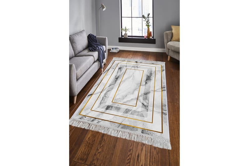 Homefesto Tæppe 80x120 cm - Flerfarvet/Velour - Tekstiler - Tæpper - Orientalske tæpper