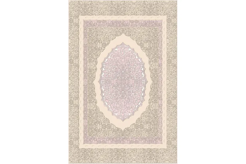 Homefesto Tæppe 80x120 cm - Flerfarvet/Velour - Tekstiler - Tæpper - Orientalske tæpper