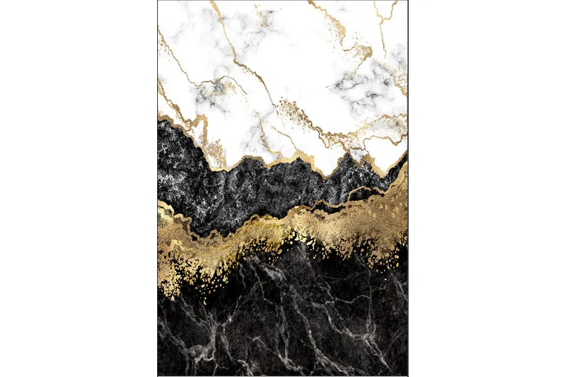 Homefesto Tæppe 80x120 cm, Flerfarvet/Velour