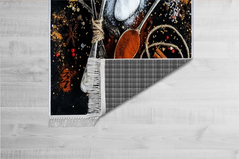 Homefesto Tæppe 80x120 cm, Flerfarvet/Velour