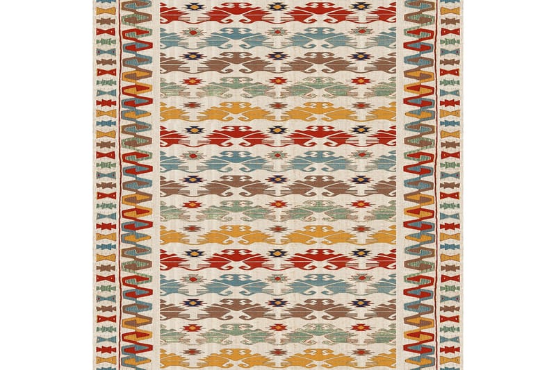 Homefesto Tæppe 80x120 cm - Multifarvet - Tekstiler - Tæpper - Orientalske tæpper