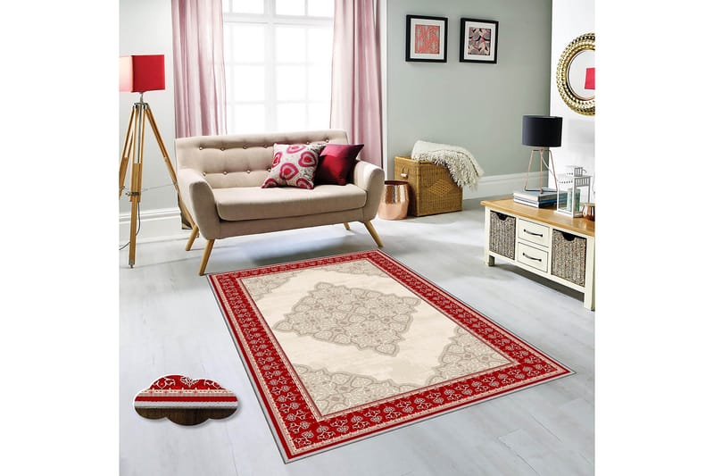 Homefesto Tæppe 80x120 cm - Multifarvet - Tekstiler - Tæpper - Orientalske tæpper