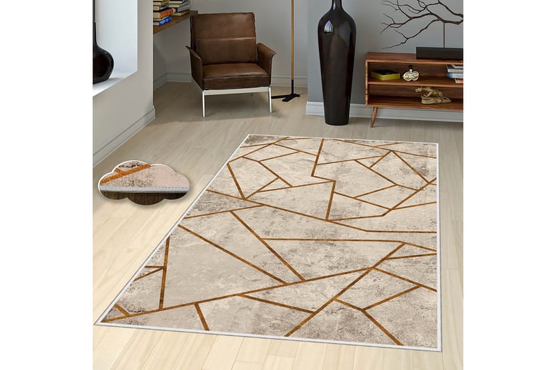 Homefesto Tæppe 80x120 cm - Multifarvet - Tekstiler - Tæpper - Orientalske tæpper