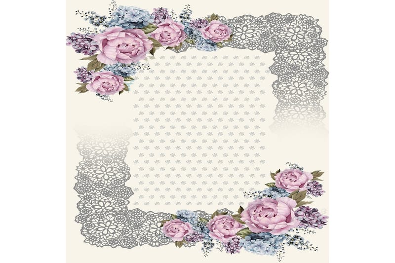 Homefesto Tæppe 80x120 cm - Multifarvet - Tekstiler - Tæpper - Orientalske tæpper