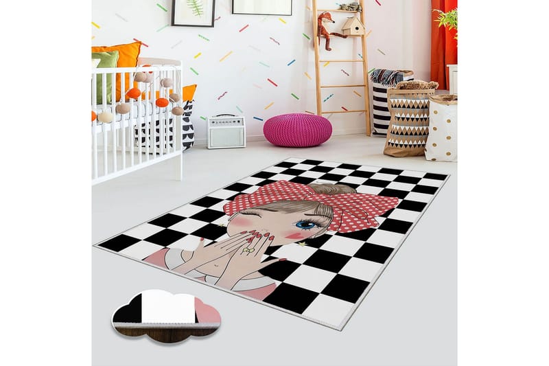 Homefesto Tæppe 80x120 cm - Multifarvet - Tekstiler - Tæpper - Orientalske tæpper