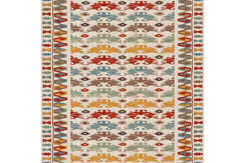 Homefesto Tæppe 80x120 cm - Multifarvet - Tekstiler - Tæpper - Orientalske tæpper