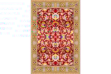 Homefesto Tæppe 80x120 cm - Multifarvet/Fløjl - Tekstiler - Tæpper - Orientalske tæpper