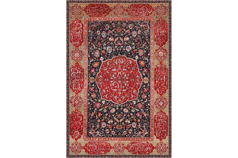 Homefesto Tæppe 80x120 cm - Multifarvet/Fløjl - Tekstiler - Tæpper - Orientalske tæpper