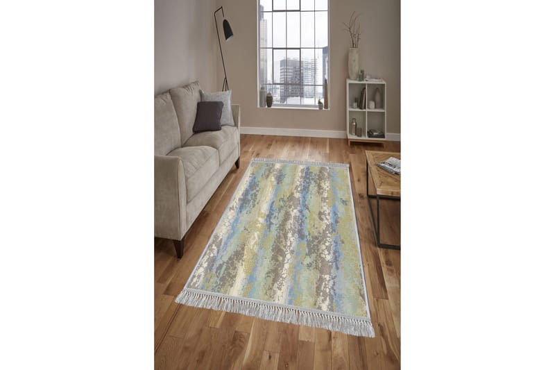 Homefesto Tæppe 80x120 cm - Multifarvet/Fløjl - Tekstiler - Tæpper - Orientalske tæpper