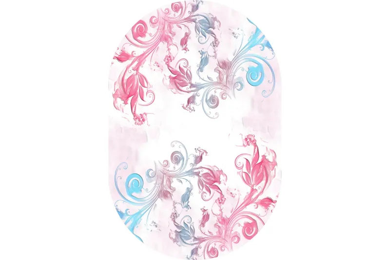 Homefesto Tæppe 80x120 cm - Multifarvet/Fløjl - Tekstiler - Tæpper - Orientalske tæpper