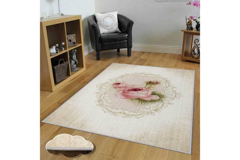 Homefesto Tæppe 80x150 cm - Flerfarvet - Tekstiler - Tæpper - Orientalske tæpper