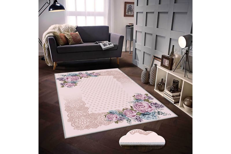 Homefesto Tæppe 80x150 cm - Flerfarvet - Tekstiler - Tæpper - Orientalske tæpper