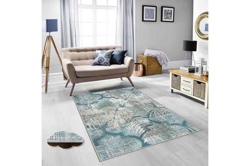 Homefesto Tæppe 80x150 cm - Flerfarvet - Tekstiler - Tæpper - Orientalske tæpper