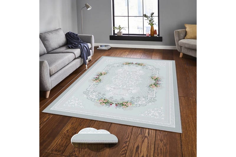 Homefesto Tæppe 80x150 cm - Flerfarvet - Tekstiler - Tæpper - Orientalske tæpper