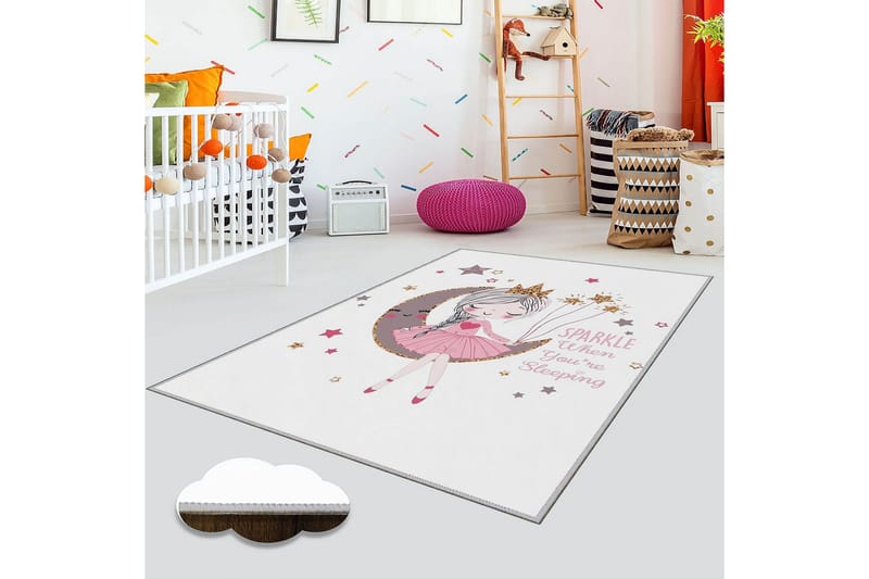 Homefesto Tæppe 80x150 cm - Flerfarvet - Tekstiler - Tæpper - Orientalske tæpper