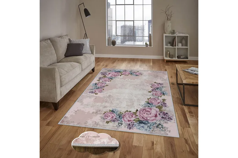 Homefesto Tæppe 80x150 cm, Flerfarvet