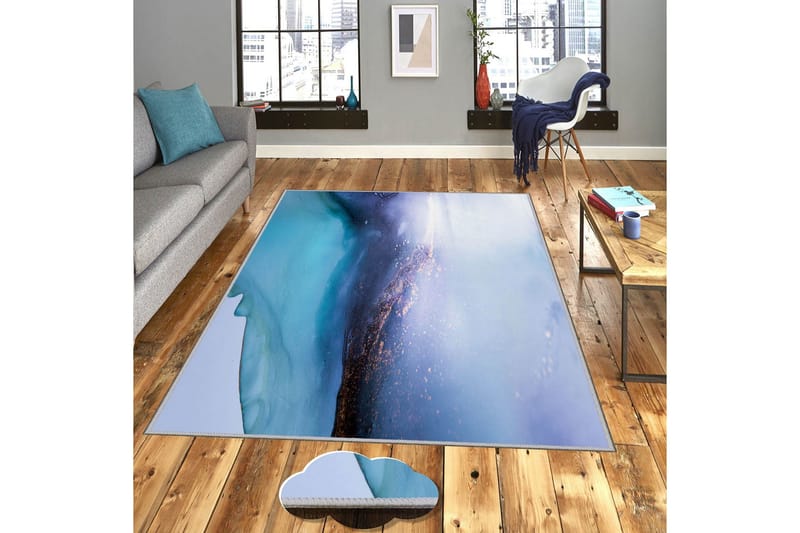 Homefesto Tæppe 80x150 cm, Flerfarvet