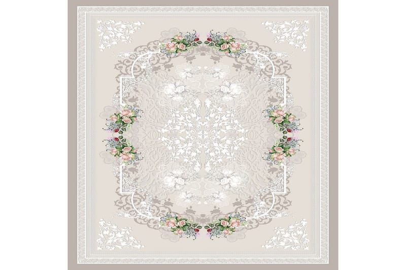 Homefesto Tæppe 80x150 cm - Flerfarvet - Tekstiler - Tæpper - Orientalske tæpper