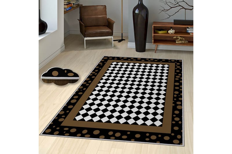 Homefesto Tæppe 80x150 cm - Flerfarvet - Tekstiler - Tæpper - Orientalske tæpper