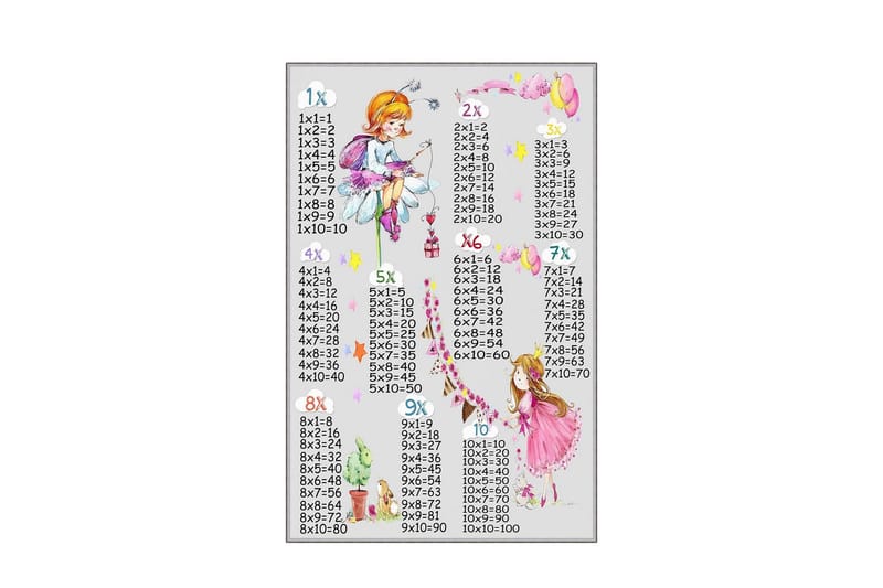 Homefesto Tæppe 80x150 cm, Flerfarvet