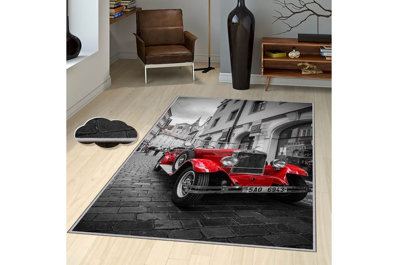 Homefesto Tæppe 80x150 cm, Flerfarvet