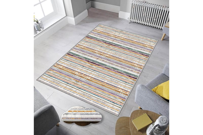 Homefesto Tæppe 80x150 cm - Flerfarvet - Tekstiler - Tæpper - Orientalske tæpper