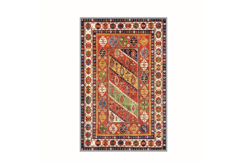 Homefesto Tæppe 80x150 cm - Flerfarvet - Tekstiler - Tæpper - Orientalske tæpper