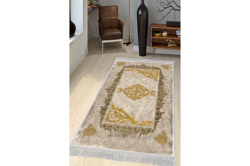 Homefesto Tæppe 80x150 cm - Flerfarvet/Velour - Tekstiler - Tæpper - Orientalske tæpper