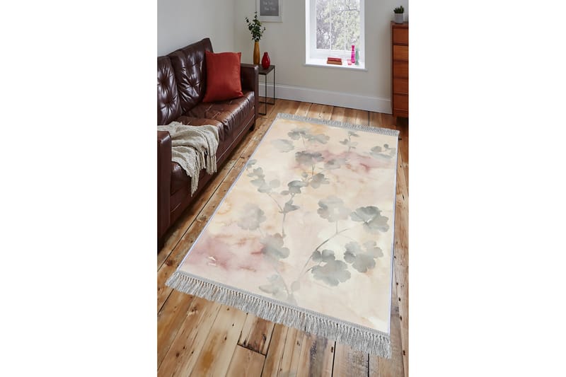 Homefesto Tæppe 80x150 cm - Flerfarvet/Velour - Tekstiler - Tæpper - Orientalske tæpper