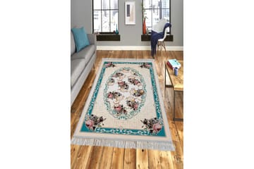 Homefesto Tæppe 80x150 cm - Flerfarvet/Velour - Tekstiler - Tæpper - Orientalske tæpper